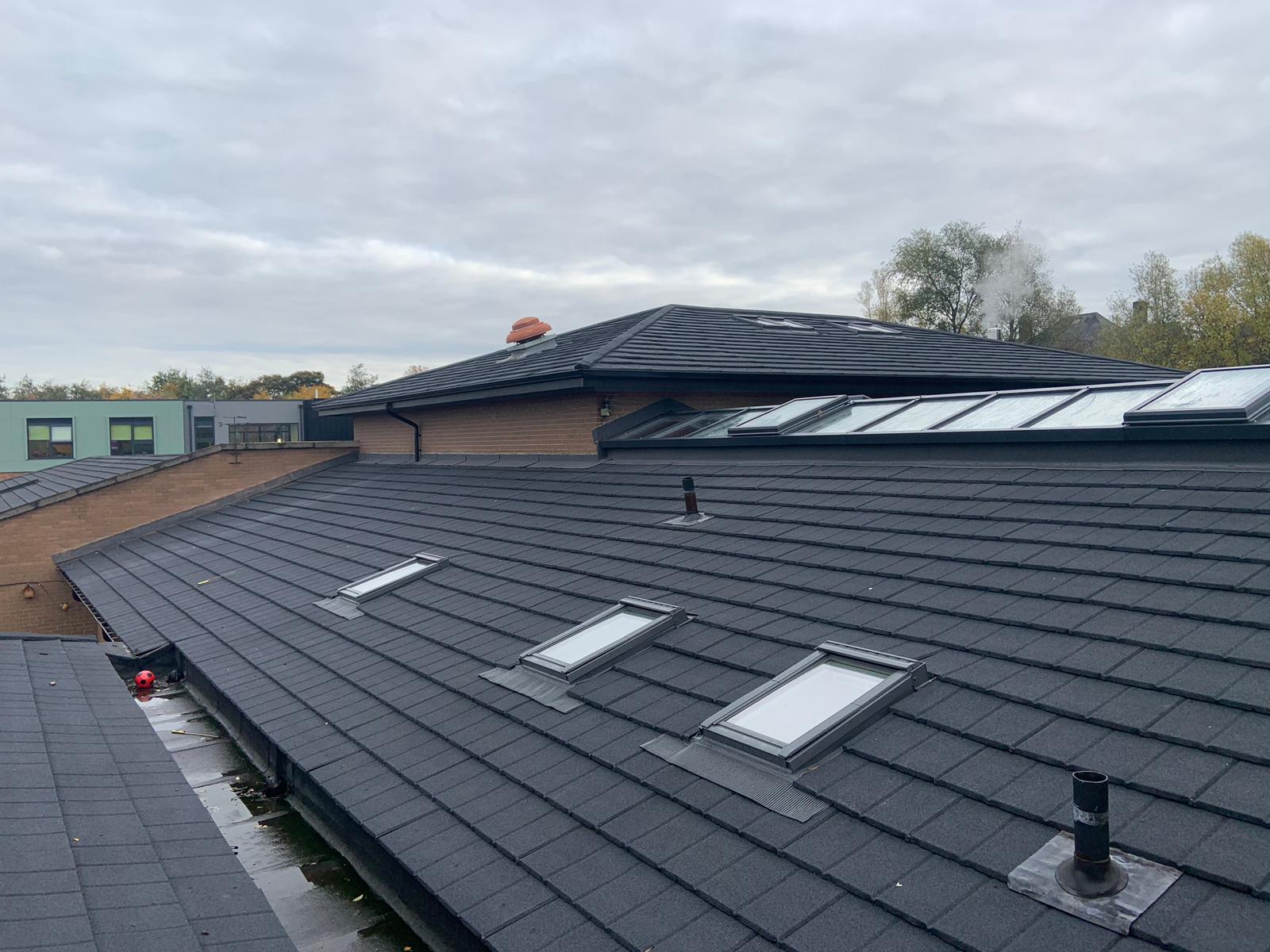 Quality roofing on UK residential home